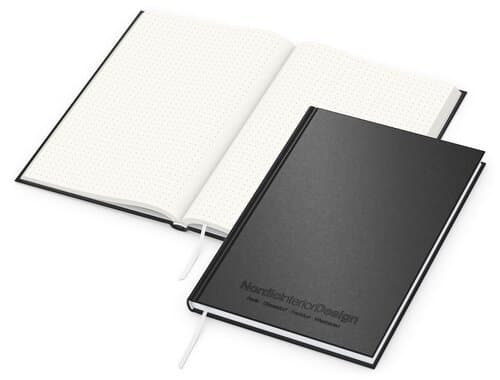 Notizbuch Note-Book RECYCLING Ecken spitz Naturpapier-Hardcover