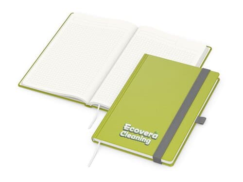 Notizbuch Organic-Book RECYCLING Apfelleder-Hardcover farbig A5