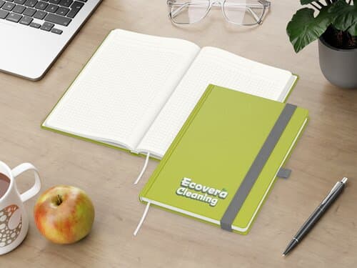 Notizbuch Organic-Book RECYCLING Apfelleder-Hardcover farbig A5
