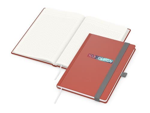 Notizbuch Organic-Book RECYCLING Apfelleder-Hardcover farbig A5