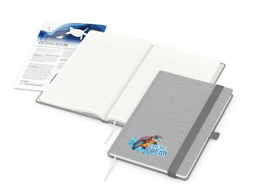 Notizbuch Ocean-Book RECYCLING rPET-Hardcover farbig A5
