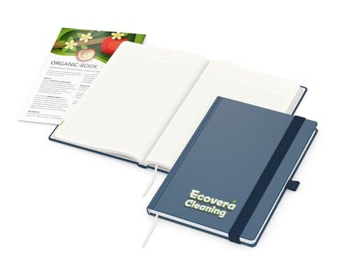 Notizbuch Organic-Book RECYCLING Apfelleder-Hardcover farbig A5