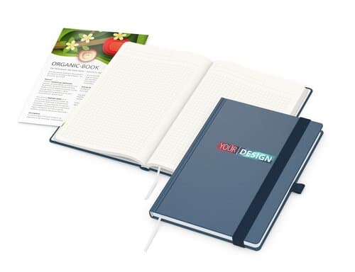 Notizbuch Organic-Book RECYCLING Apfelleder-Hardcover farbig A5