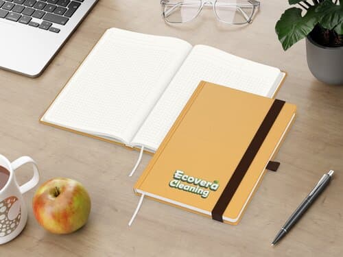 Notizbuch Organic-Book RECYCLING Apfelleder-Hardcover farbig A5