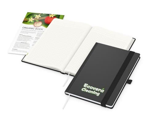 Notizbuch Organic-Book RECYCLING Apfelleder-Hardcover farbig A5