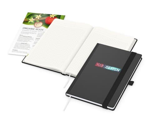 Notizbuch Organic-Book RECYCLING Apfelleder-Hardcover farbig A5