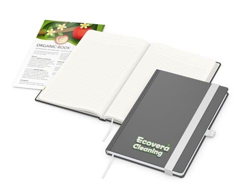 Notizbuch Organic-Book RECYCLING Apfelleder-Hardcover farbig A5