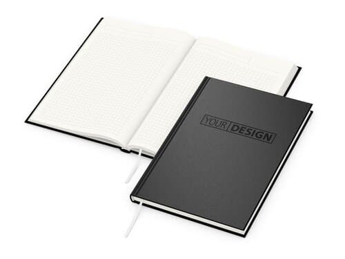 Notizbuch Note-Book RECYCLING Ecken spitz Naturpapier-Hardcover