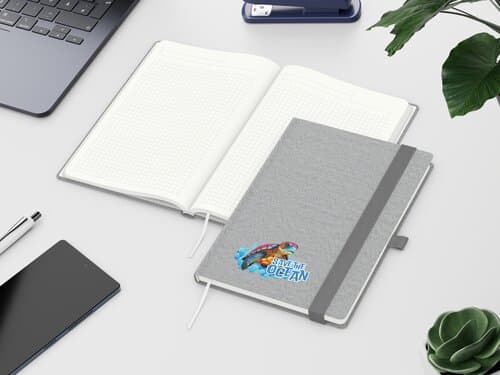 Notizbuch Ocean-Book RECYCLING rPET-Hardcover farbig A5