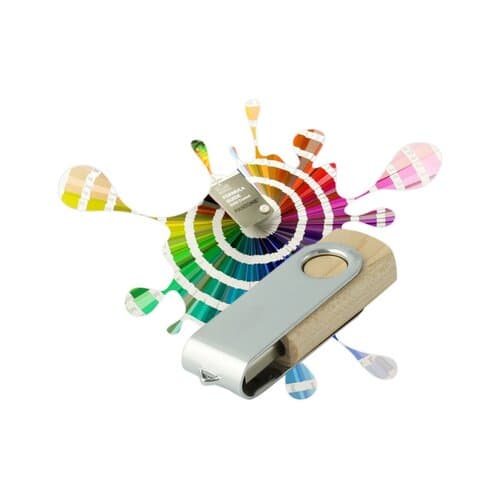 Holz-USB-Stick Twister