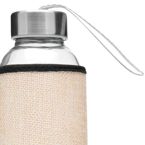 TAKE JUTY - Glas-Trinkflasche