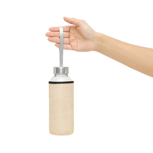 TAKE JUTY - Glas-Trinkflasche