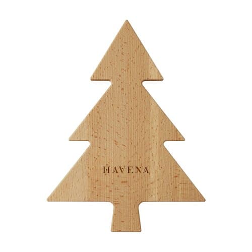Bowls and Dishes - Buchenholz - X-Mas Tree Serviertablett
