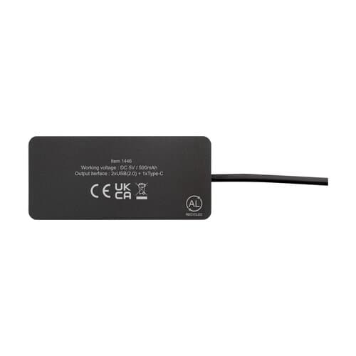 Tecco GRS Recycled Alu USB Hub