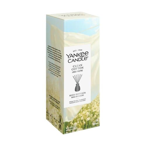 Yankee Candle Clean Cotton Reed Diffuser 100 ml Duftstäbchen