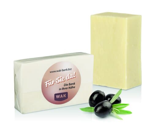 Handgeschöpfte Seife "Olive"