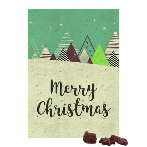 Classic Wand Adventskalender Graspapier