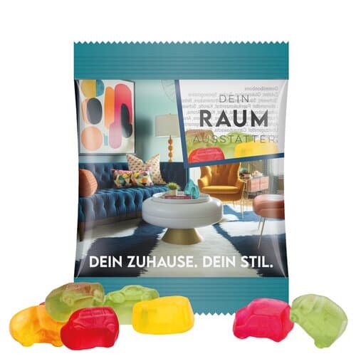 Minitüte 10 g Trolli Fruchtgummi Standardformen