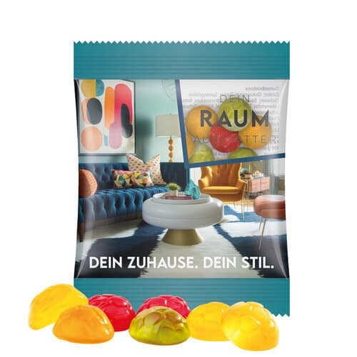Minitüte 10 g Trolli Fruchtgummi Standardformen