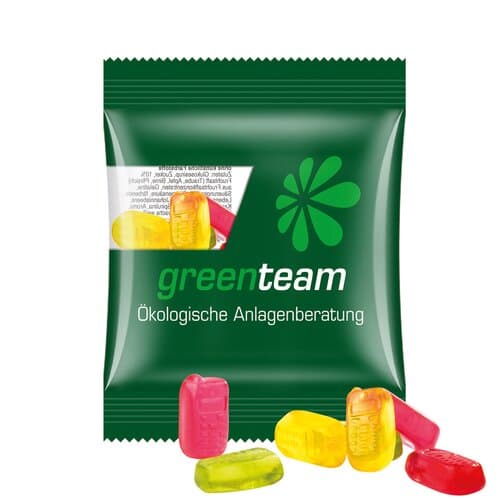 Minitüte 10 g Trolli Fruchtgummi Standardformen