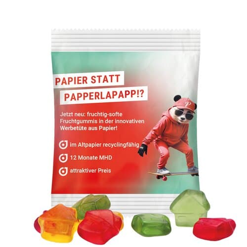 Minitüte 10 g Trolli Fruchtgummi Standardformen