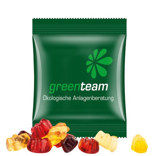 Minitüte 10 g Trolli 30% Fruchtsaft Bärchen