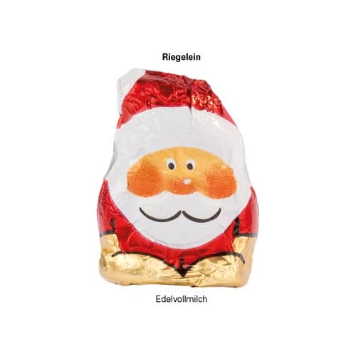 Werbeanhänger mit Mini Weihnachtsmann