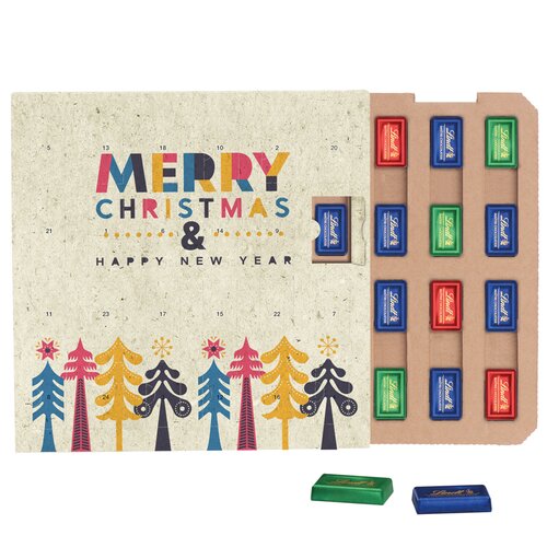 Täfelchen Adventskalender ECO Graspapier