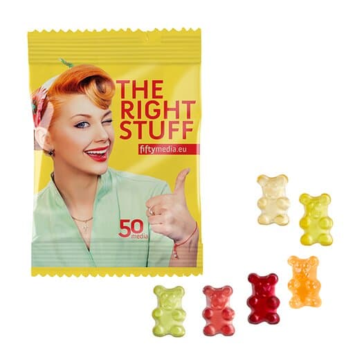 Fruchtgummi STANDARD-Formen 10 g im konventionellen Tütchen