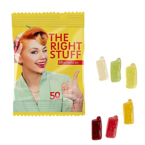 Fruchtgummi STANDARD-Formen 10 g im konventionellen Tütchen