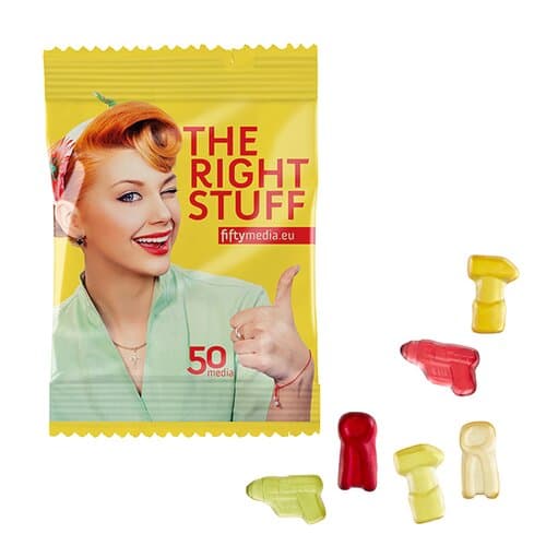 Fruchtgummi STANDARD-Formen 10 g im konventionellen Tütchen