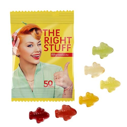 Fruchtgummi STANDARD-Formen 10 g im konventionellen Tütchen