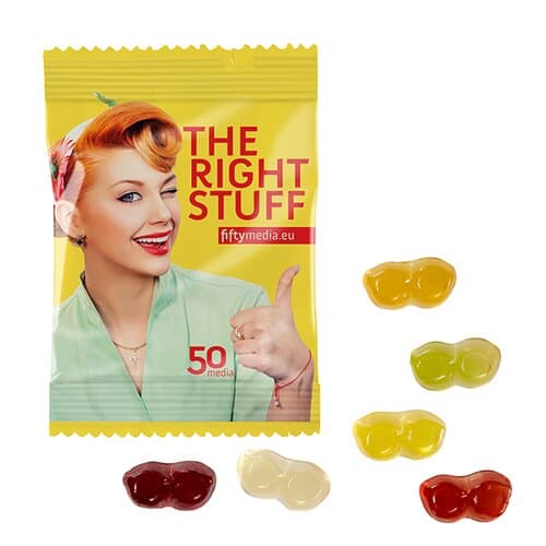 Fruchtgummi STANDARD-Formen 10 g im konventionellen Tütchen