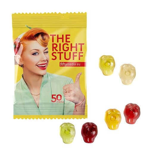 Fruchtgummi STANDARD-Formen 10 g im konventionellen Tütchen