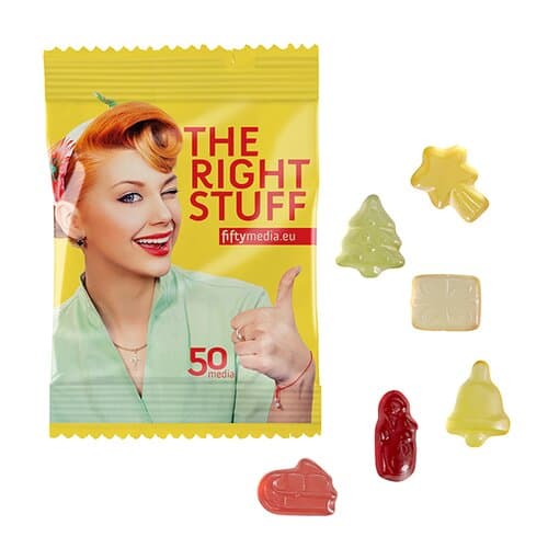 Fruchtgummi STANDARD-Formen 10 g im konventionellen Tütchen