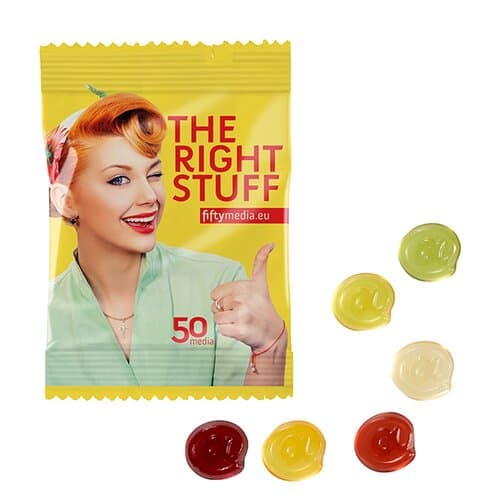 Fruchtgummi STANDARD-Formen 10 g im konventionellen Tütchen