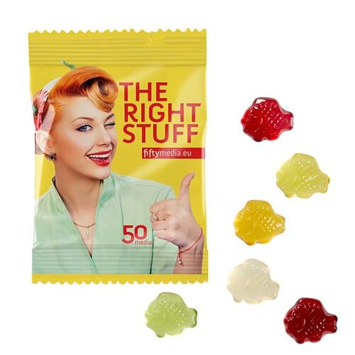 Fruchtgummi STANDARD-Formen 10 g im konventionellen Tütchen