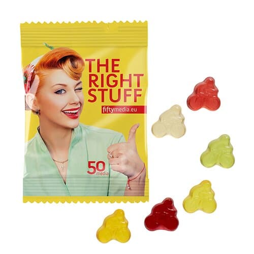 Fruchtgummi STANDARD-Formen 10 g im konventionellen Tütchen