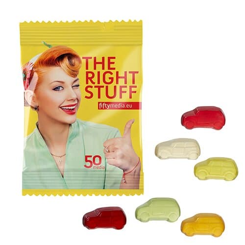 Fruchtgummi STANDARD-Formen 10 g im konventionellen Tütchen