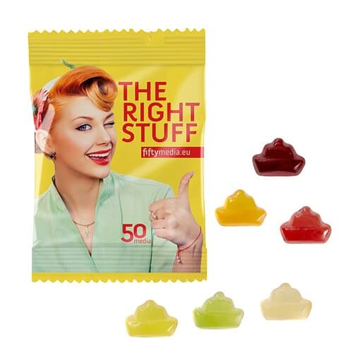 Fruchtgummi STANDARD-Formen 10 g im konventionellen Tütchen