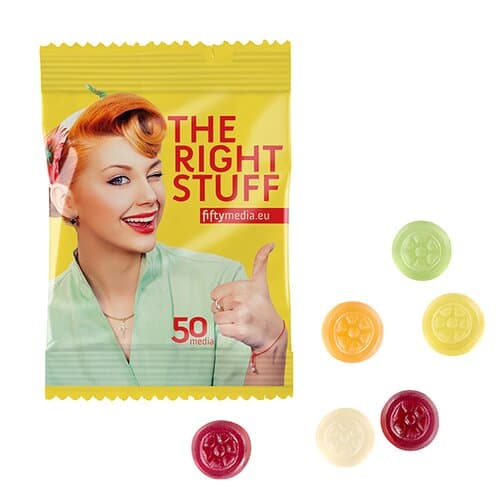 Fruchtgummi STANDARD-Formen 10 g im konventionellen Tütchen