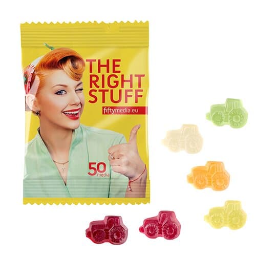 Fruchtgummi STANDARD-Formen 10 g im konventionellen Tütchen