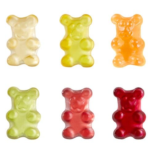 Fruchtgummi STANDARD-Formen 15 g im konventionellen Tütchen