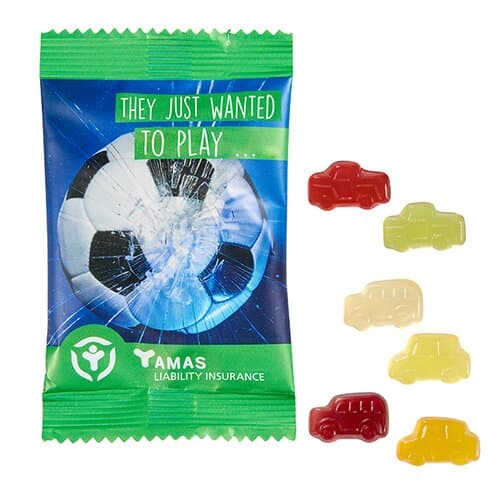 Fruchtgummi STANDARD-Formen 15 g im konventionellen Tütchen