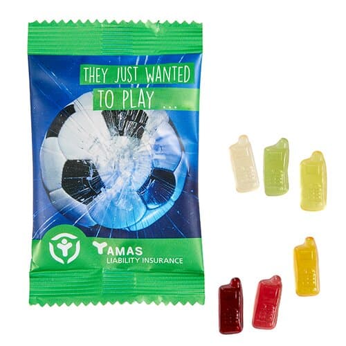 Fruchtgummi STANDARD-Formen 15 g im konventionellen Tütchen