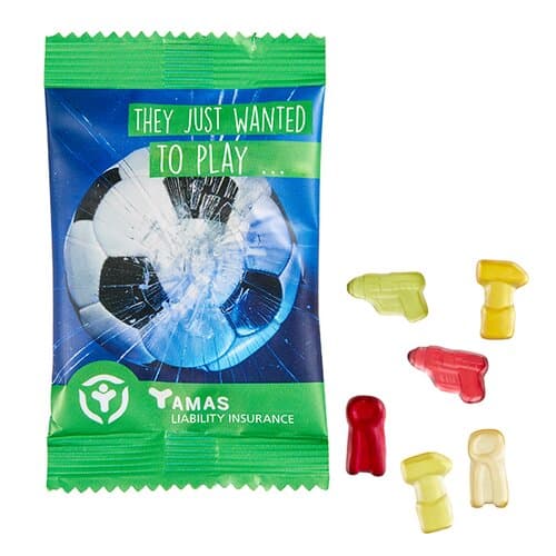 Fruchtgummi STANDARD-Formen 15 g im konventionellen Tütchen