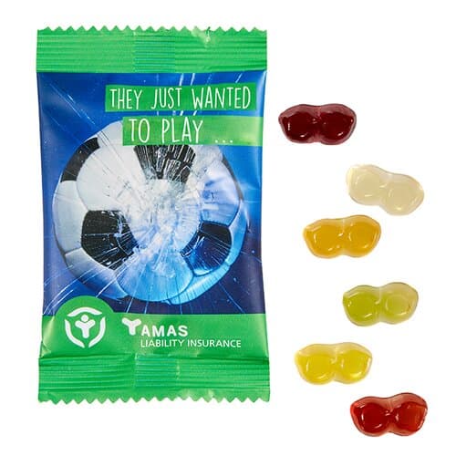 Fruchtgummi STANDARD-Formen 15 g im konventionellen Tütchen