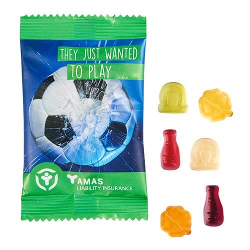 Fruchtgummi STANDARD-Formen 15 g im konventionellen Tütchen
