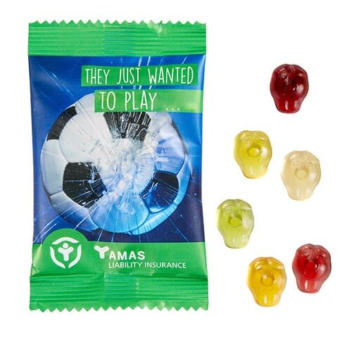 Fruchtgummi STANDARD-Formen 15 g im konventionellen Tütchen