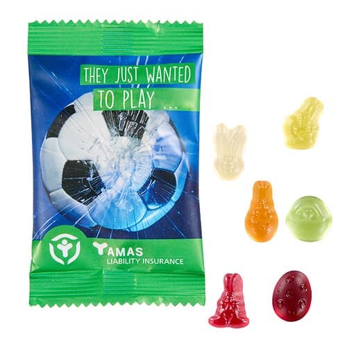 Fruchtgummi STANDARD-Formen 15 g im konventionellen Tütchen